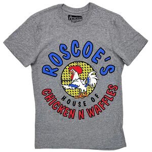 Roscoe's House of Chicken Waffles Men's T-Shirt Genuine Merch Graphic Print Tee